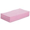 Facility Maintenance & Supplies Boardwalk | Boardwalk Bwk-N8140 12 In. X 21 In. Foodservice Wipers - Pink/White (200/Carton)