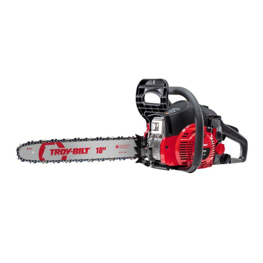 Outdoor Power Tools & Equipment Troy-Bilt | Troy-Bilt Tb4218 18 In. Gas Chainsaw