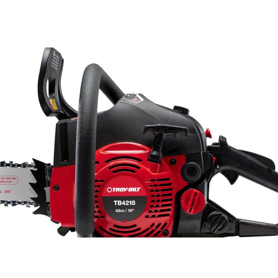 Outdoor Power Tools & Equipment Troy-Bilt | Troy-Bilt Tb4218 18 In. Gas Chainsaw