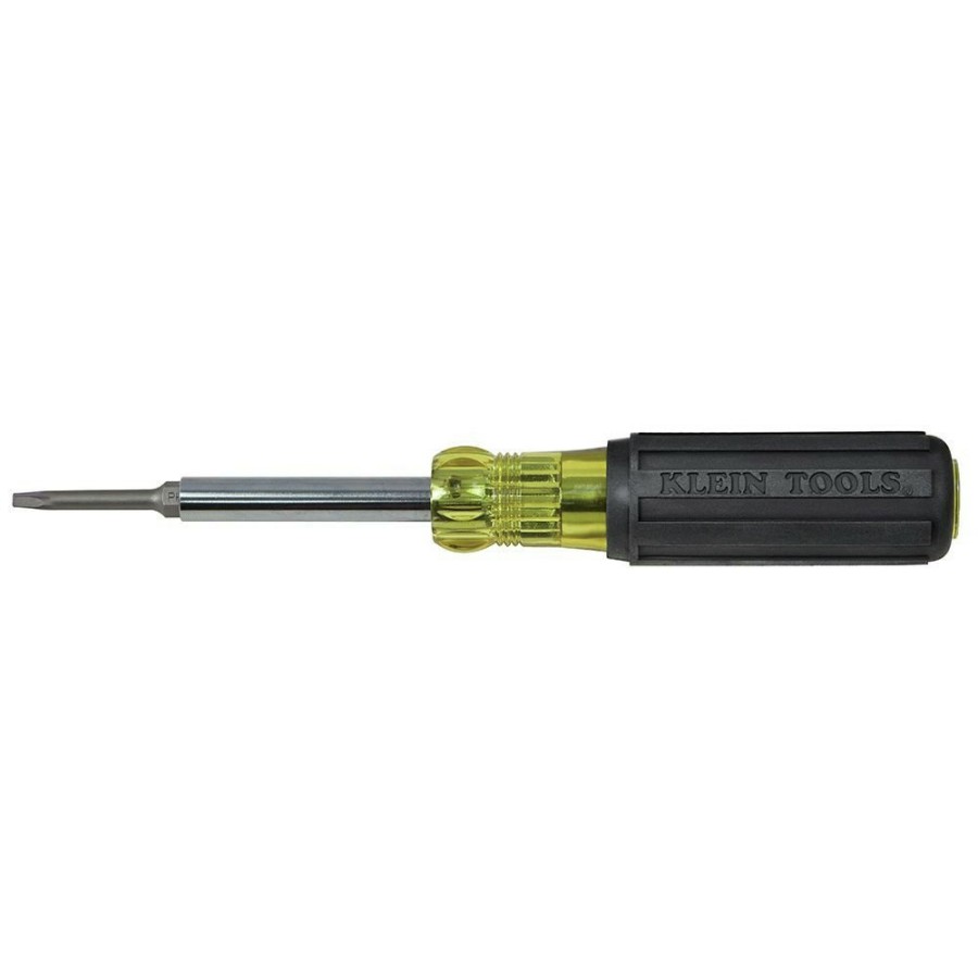 Hand Tools Klein Tools | Klein Tools 32560 6-In-1 Extended Reach Multi-Bit Screwdriver/Nut Driver