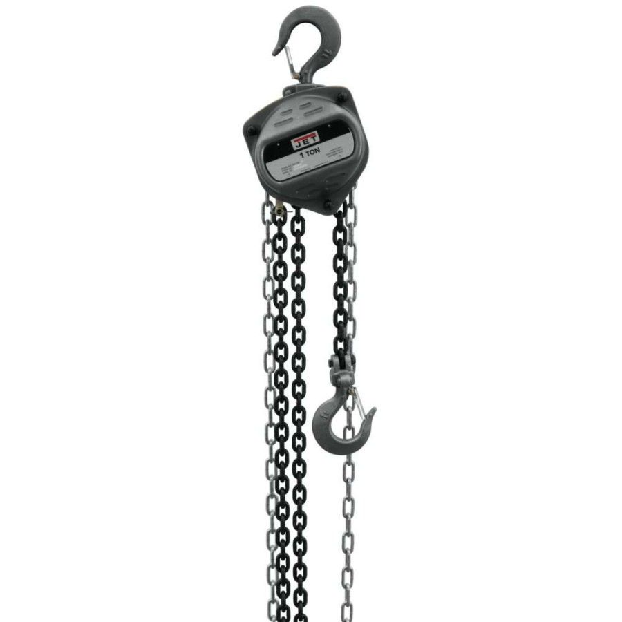 Material Handling JET | Jet S90-100-30 1 Ton Hand Chain Hoist With 30 Ft. Lift