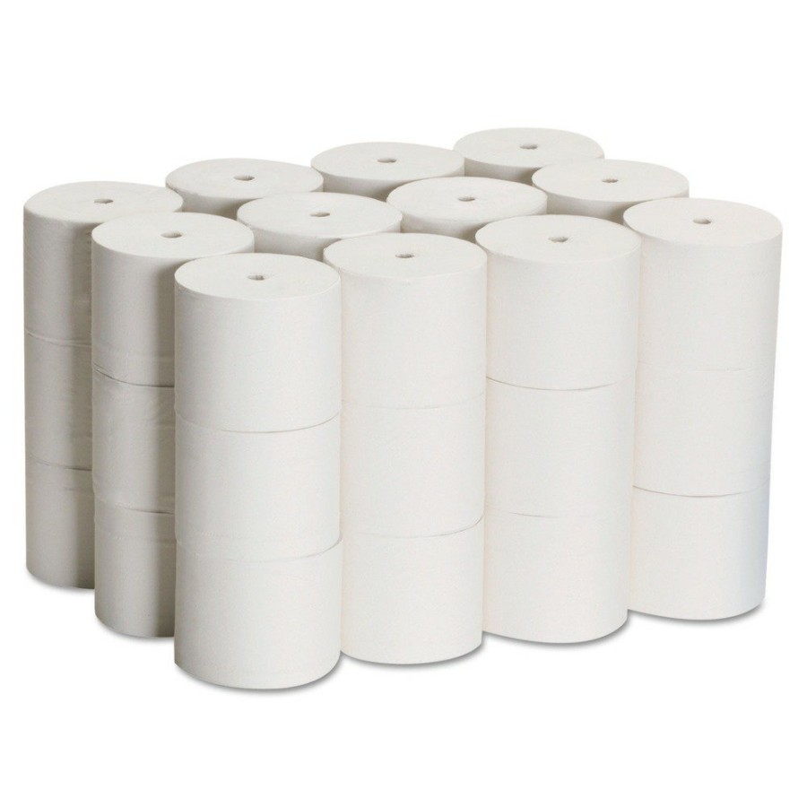 Facility Maintenance & Supplies Georgia Pacific Professional | Georgia Pacific Professional 19375 Coreless Septic-Safe 2-Ply Bath Tissue - White (1000 Sheets/Roll, 36 Rolls/Carton)