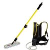 Facility Maintenance & Supplies Rubbermaid Commercial Cleaning Tools | Rubbermaid Commercial Fgq97900Yl00 18 In. Nylon Head 56 In. Plastic Handle Flow Finishing System - Yellow (1 Kit)