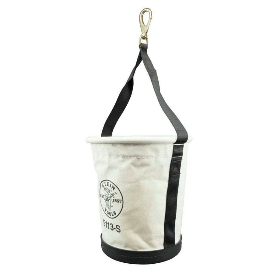 Tool Storage Klein Tools | Klein Tools 5113S Tapered-Wall Bucket With Swivel Snap Hook