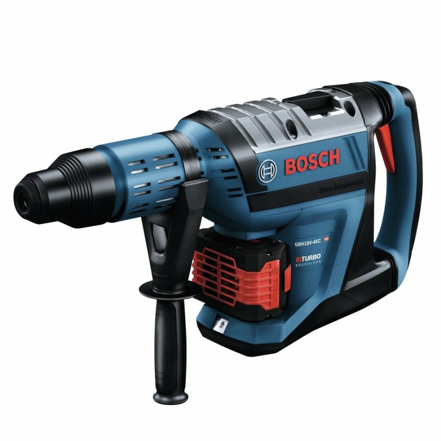 Power Tools Bosch Rotary Hammers | Bosch Gbh18V-45Ck 18V Profactor Brushless Lithium-Ion 1-7/8 In. Cordless Sds-Max Rotary Hammer (Tool Only)