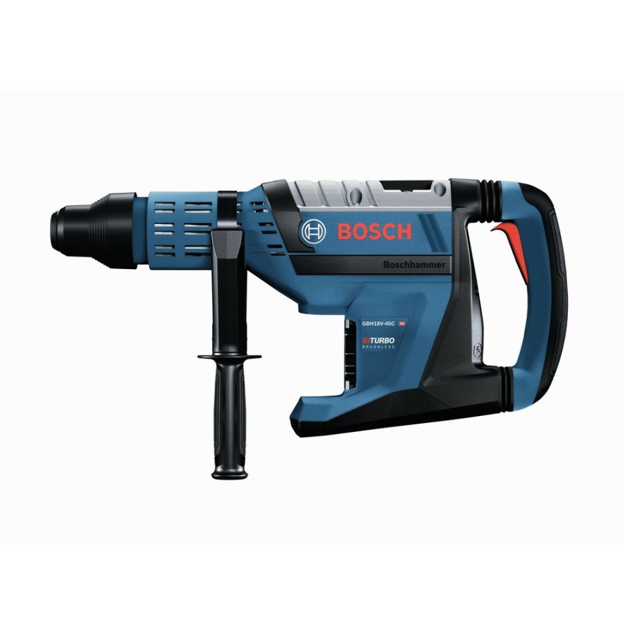 Power Tools Bosch Rotary Hammers | Bosch Gbh18V-45Ck 18V Profactor Brushless Lithium-Ion 1-7/8 In. Cordless Sds-Max Rotary Hammer (Tool Only)