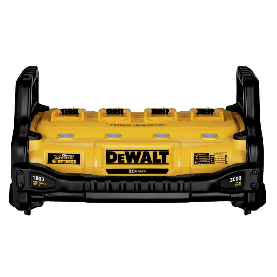 Batteries & Chargers Dewalt | Dewalt Dcb1800B 20V Max 1800 Watt Portable Power Station And Simultaneous Battery Charger (Tool Only)