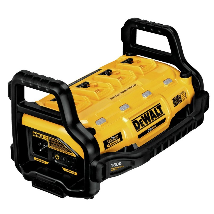 Batteries & Chargers Dewalt | Dewalt Dcb1800B 20V Max 1800 Watt Portable Power Station And Simultaneous Battery Charger (Tool Only)