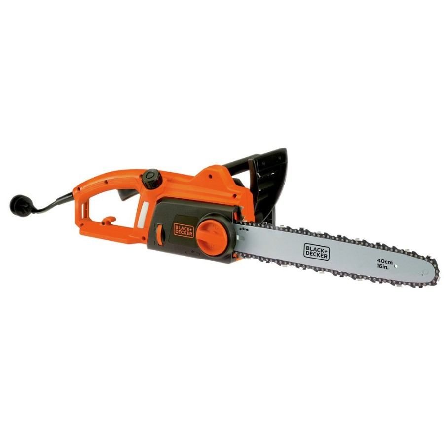 Outdoor Power Tools & Equipment Black & Decker | Black & Decker Cs1216 120V 12 Amp Brushed 16 In. Corded Chainsaw