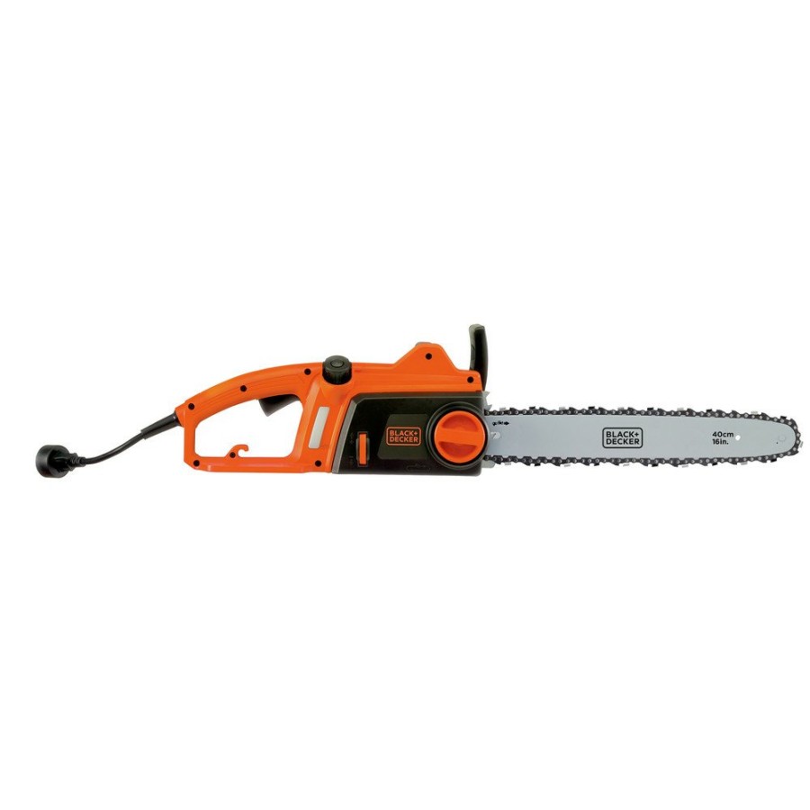 Outdoor Power Tools & Equipment Black & Decker | Black & Decker Cs1216 120V 12 Amp Brushed 16 In. Corded Chainsaw