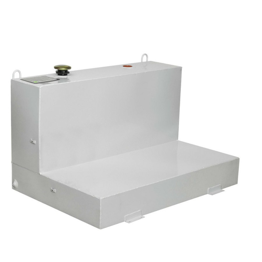 Automotive JOBOX | Jobox 488000 76 Gallon Low-Profile L-Shaped Steel Liquid Transfer Tank - White