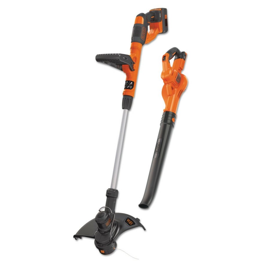 Outdoor Power Tools & Equipment Black & Decker | Black & Decker Lcc340C 40V Max String Trimmer/Edger And Sweeper Combo Kit