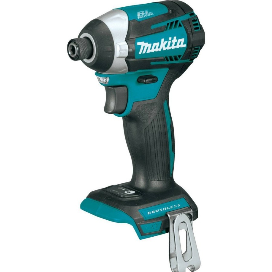 Power Tools Makita Impact Drivers | Makita Xdt14Z Lxt 18V Cordless Lithium-Ion 3-Speed Brushless 1/4 In. Impact Driver (Tool Only)