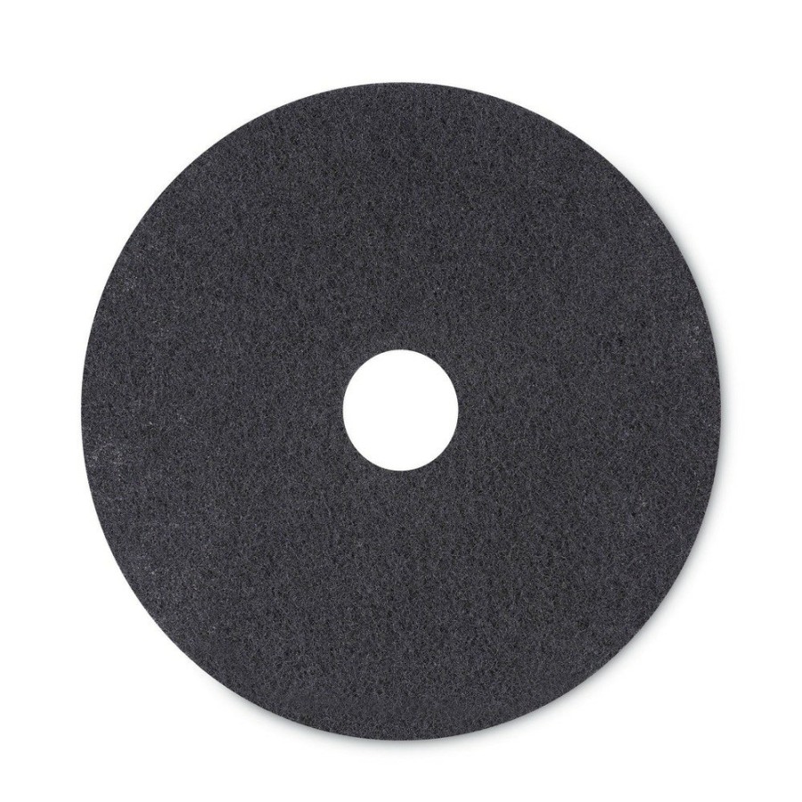 Facility Maintenance & Supplies Boardwalk Cleaning Tools | Boardwalk Bwk4020Hip 20 In. Diameter High Performance Stripping Floor Pads - Grayish Black (5/Carton)