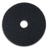 Facility Maintenance & Supplies Boardwalk Cleaning Tools | Boardwalk Bwk4012Bla 12 In. Diameter Stripping Floor Pads - Black (5/Carton)