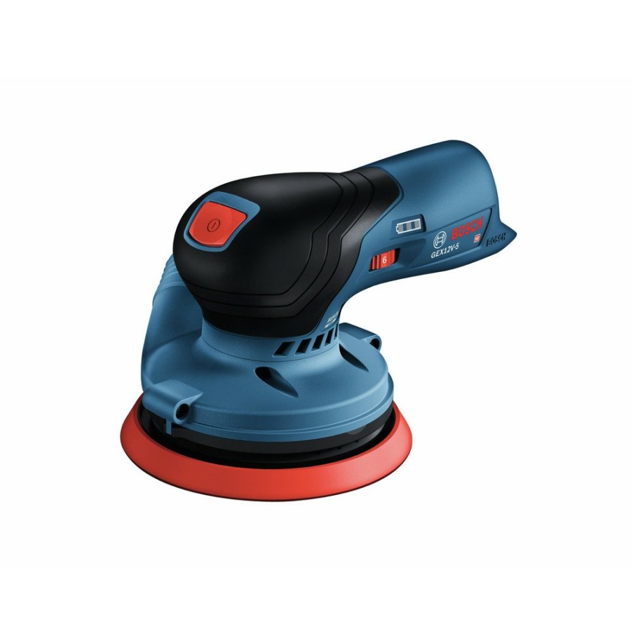 Power Tools Bosch Random Orbital Sanders | Bosch Gex12V-5N 12V Max Brushless Lithium-Ion 5 In. Cordless Random Orbit Sander (Tool Only)