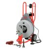 Plumbing And Drain Cleaning Ridgid | Ridgid K-750 3/4 In. X 100 Ft. Autofeed Wheeled Drum Machine