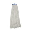 Facility Maintenance & Supplies Boardwalk Cleaning Tools | Boardwalk Bwk732R 32 Oz. Economical Lie-Flat Rayon Fiber Mop Head - White (12/Carton)