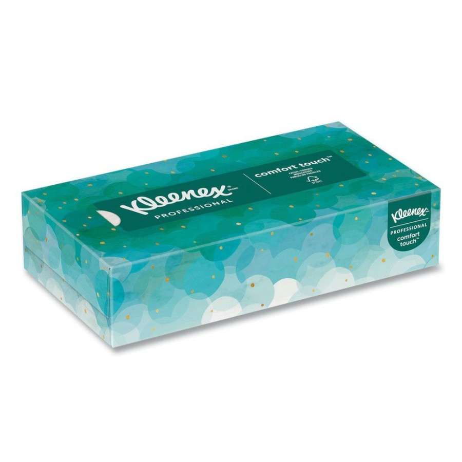 Facility Maintenance & Supplies Kleenex | Kleenex 21400 2-Ply Facial Tissues - White (100 Sheets/Box)