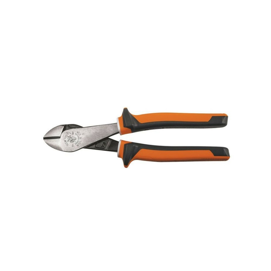 Hand Tools Klein Tools | Klein Tools 200048Eins Insulated 8 In. Angled Head Diagonal Cutting Pliers