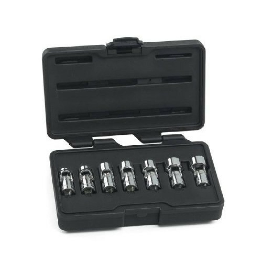 Hand Tools GearWrench Socket Sets | Gearwrench 80564 7 Pc. Sae 6 Pt. Flex Socket Set - 3/8 In. Drive