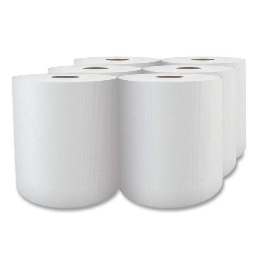 Facility Maintenance & Supplies Cascades PRO | Cascades Pro H280 7.88 In. X 800 Ft. 1-Ply Select Hardwound Roll Towels - White (6/Carton)