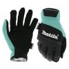 Safety Equipment Makita | Makita T-04167 Open Cuff Flexible Protection Utility Work Gloves - Large