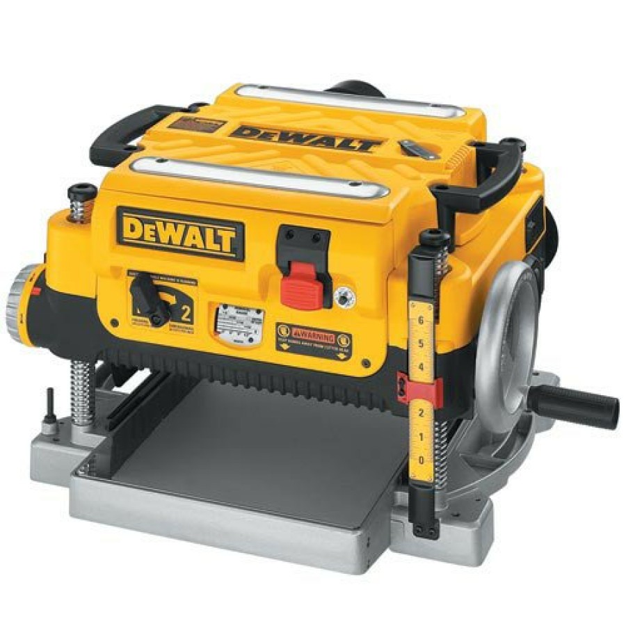 Woodworking Tools Dewalt Bench Top Planers | Dewalt Dw735X 15 Amp 13 In. Two-Speed Corded Thickness Planer With Support Tables And Extra Knives