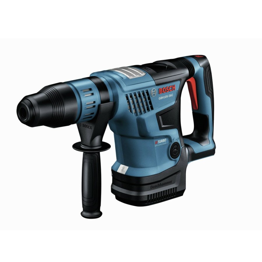 Power Tools Bosch Rotary Hammers | Factory Reconditioned Bosch Gbh18V-36Cn-Rt Profactor 18V Brushless Lithium-Ion 1-9/16 In. Cordless Sds-Max Rotary Hammer Kit With Biturbo Technology (Tool Only)