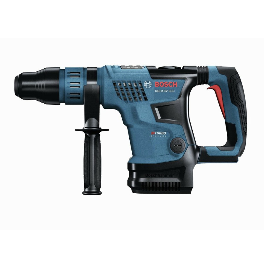 Power Tools Bosch Rotary Hammers | Factory Reconditioned Bosch Gbh18V-36Cn-Rt Profactor 18V Brushless Lithium-Ion 1-9/16 In. Cordless Sds-Max Rotary Hammer Kit With Biturbo Technology (Tool Only)