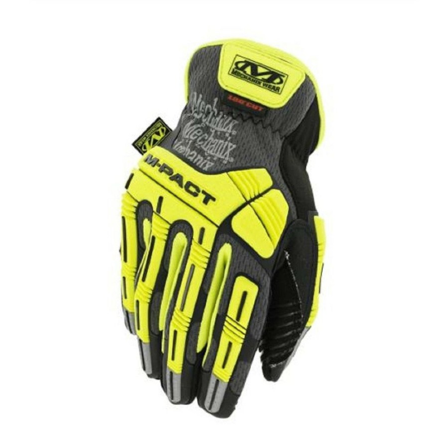 Safety Equipment Mechanix Wear | Mechanix Wear Smc-C91-010 Hi-Viz Open Cuff E5 Gloves - Large