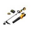 Outdoor Power Tools & Equipment Dewalt | Dewalt Dcko266X1 60V Max Flexvolt Brushless Lithium-Ion 17 In. Cordless Attachment Capable String Trimmer And Blower Combo Kit (9 Ah)