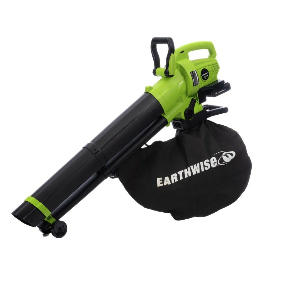 Outdoor Power Tools & Equipment Earthwise | Earthwise Lbvm2202 20V Lithium-Ion 3-In-1 Cordless Leaf Blower Kit With 2 Batteries (2 Ah)