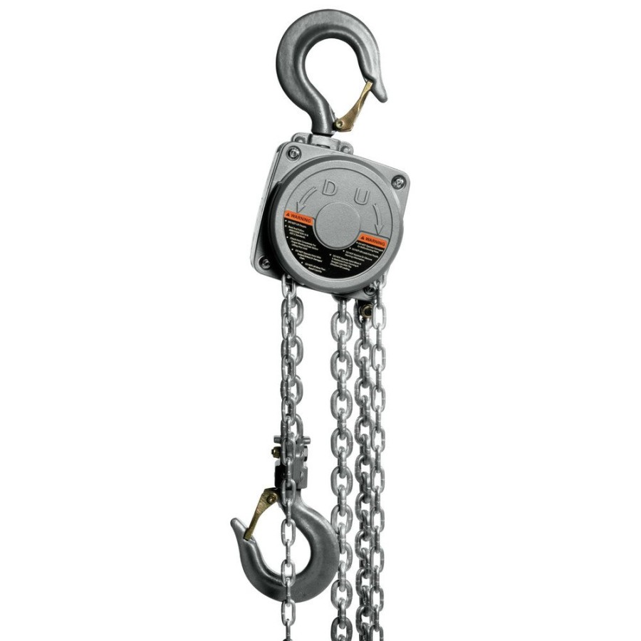 Material Handling JET | Jet 133053 Al100 Series 1/2 Ton Capacity Aluminum Hand Chain Hoist With 20 Ft. Of Lift