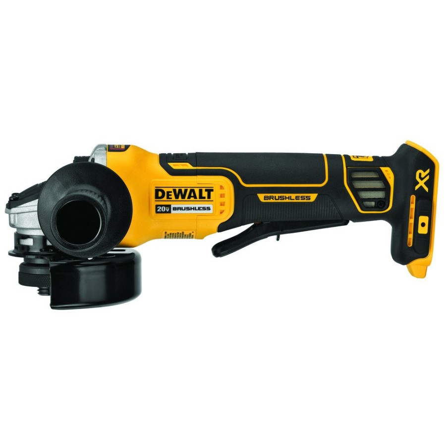 Power Tools Dewalt Angle Grinders | Dewalt Dcg413B 20V Max Xr Brushless Lithium-Ion 4-1/2 In. Cordless Paddle Switch Small Angle Grinder With Kickback Brake (Tool Only)