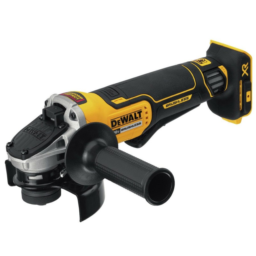 Power Tools Dewalt Angle Grinders | Dewalt Dcg413B 20V Max Xr Brushless Lithium-Ion 4-1/2 In. Cordless Paddle Switch Small Angle Grinder With Kickback Brake (Tool Only)