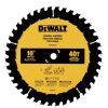 Power Tool Accessories Dewalt Circular Saw Blades | Dewalt Dwa11040 10 In. 40T Tungsten Carbide-Tipped Steel General Purpose Circular Saw Blade