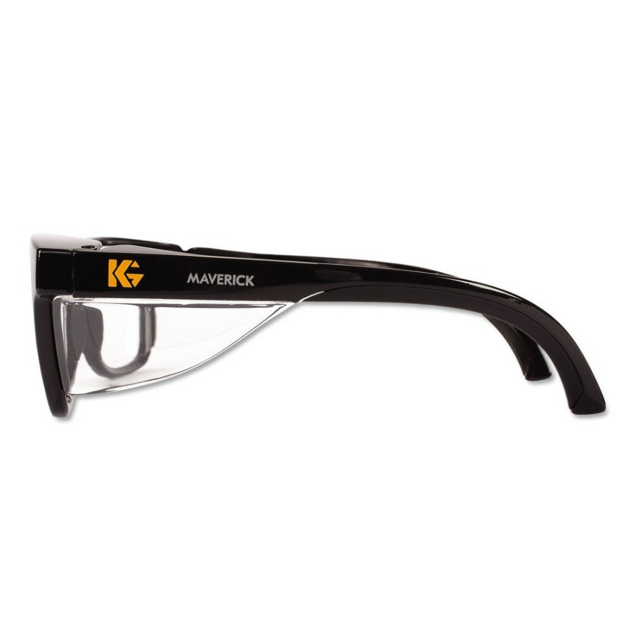 Safety Equipment KleenGuard Safety Glasses | Kleenguard 49301 Maverick Polycarbonate Frame Safety Glasses - Clear/Orange (12/Box)