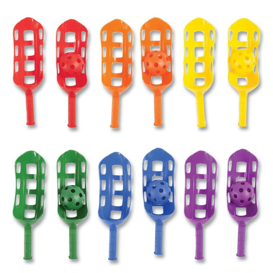 Outdoor Champion Sports | Champion Sports Sbs1Set Plastic Scoop Ball Set - Assorted Colors (6/Set)