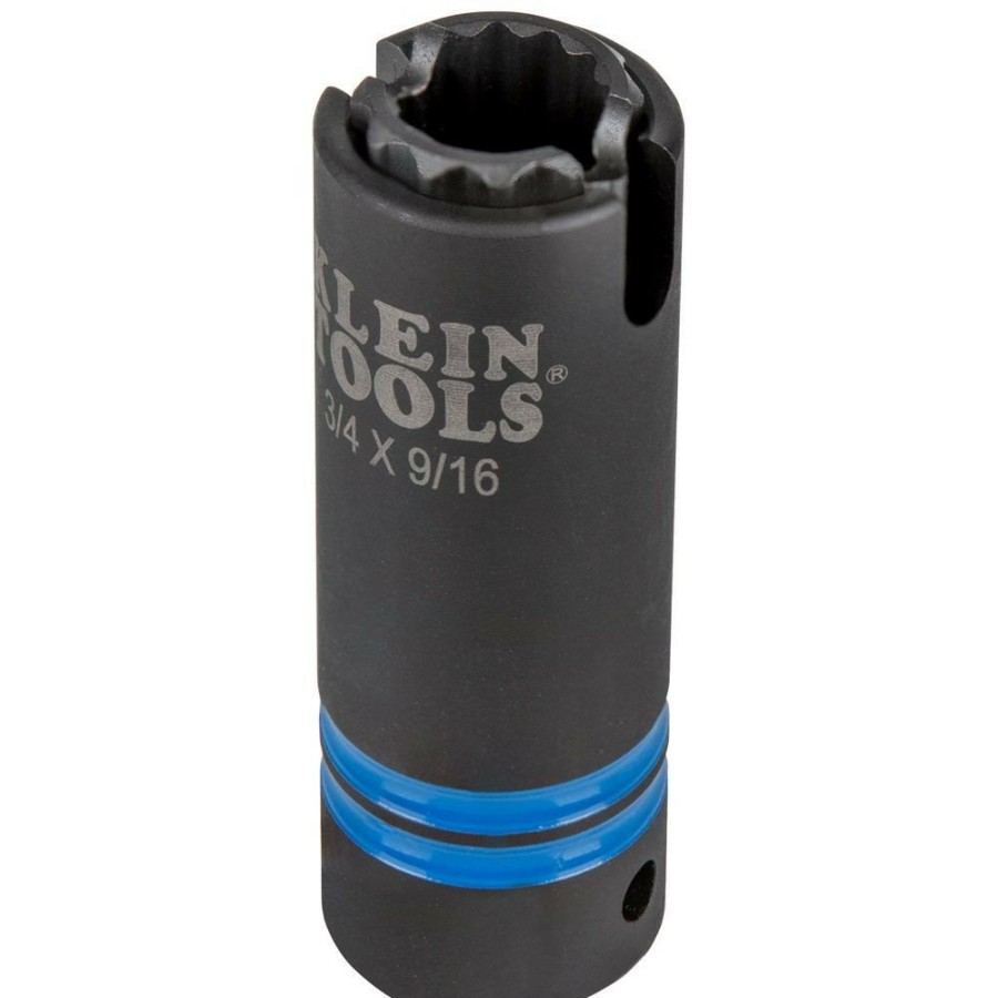 Power Tool Accessories Klein Tools Sockets | Klein Tools 66031 3-In-1 Slotted Impact Socket