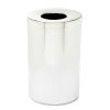 Facility Maintenance & Supplies Safco | Safco 9695 Reflections 35-Gallon Steel Receptacles - Chrome