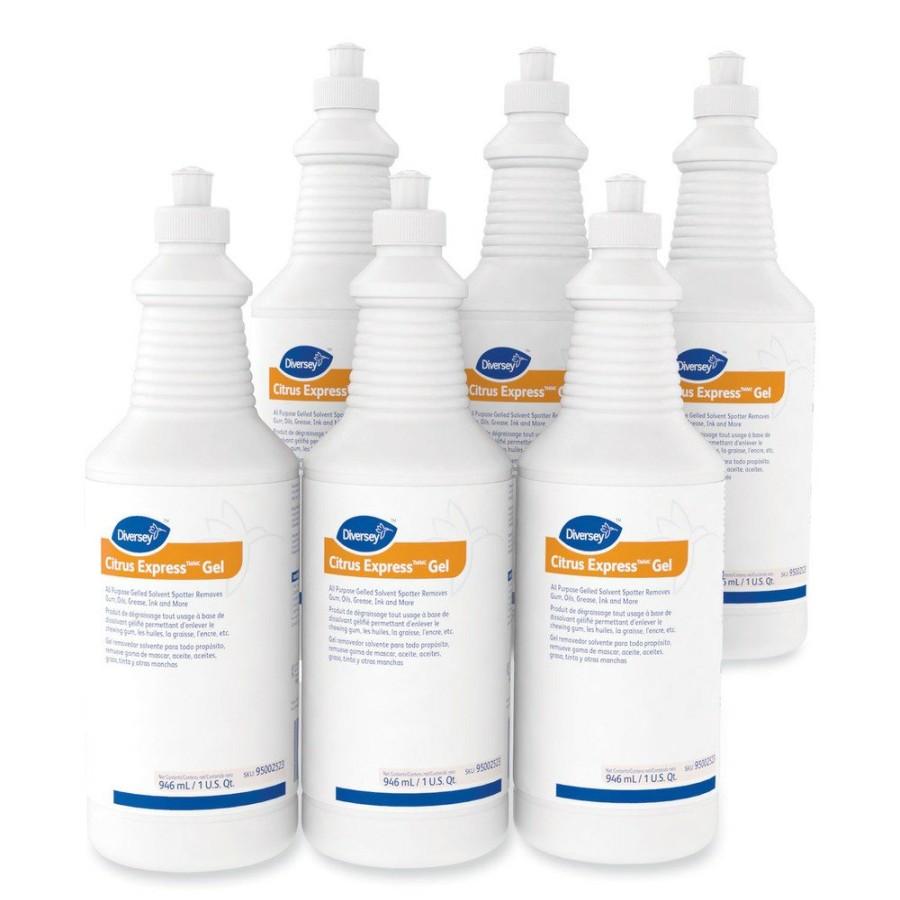 Facility Maintenance & Supplies Diversey Care Cleaners | Diversey Care 95002523 32 Oz. Squeeze Bottle Citrus Scent Citrus Express Gel Spotter (6/Carton)