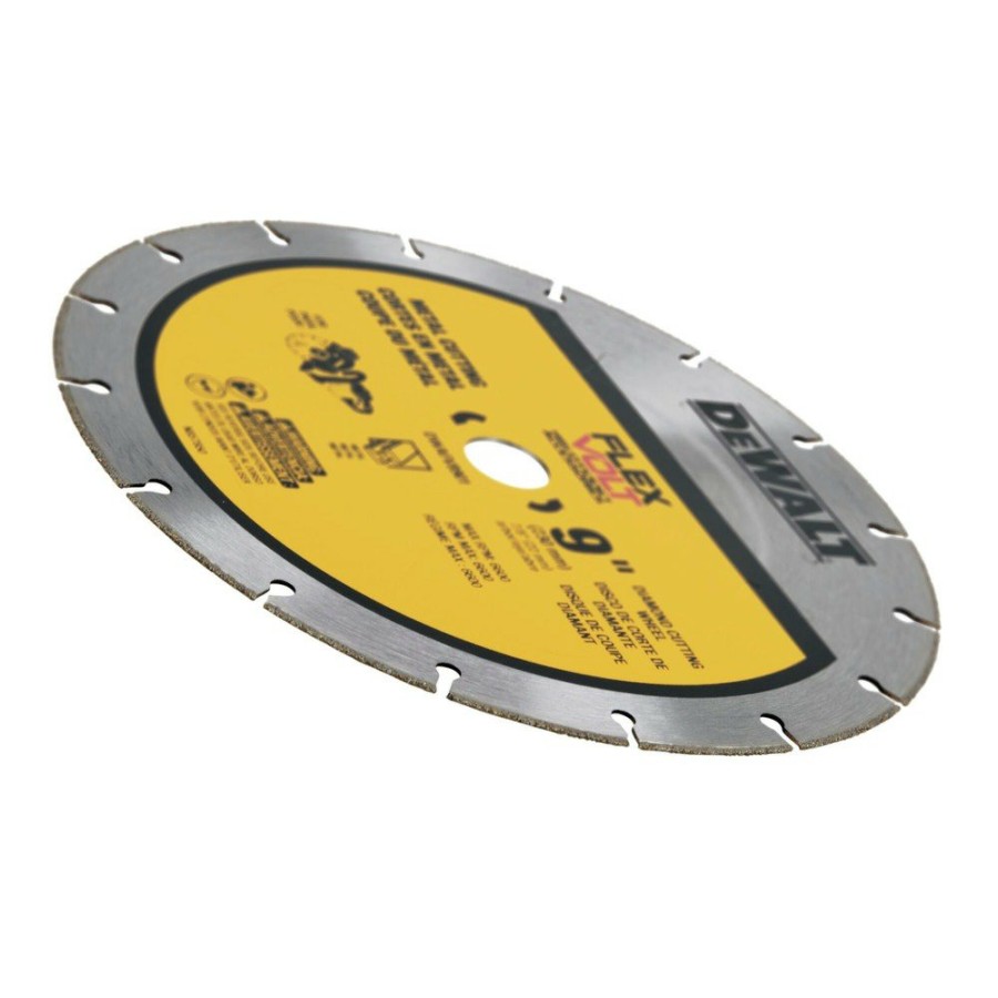 Power Tool Accessories Dewalt Circular Saw Blades | Dewalt Dwafv8901 9 In. Flexvolt Metal Cutting Diamond Wheel