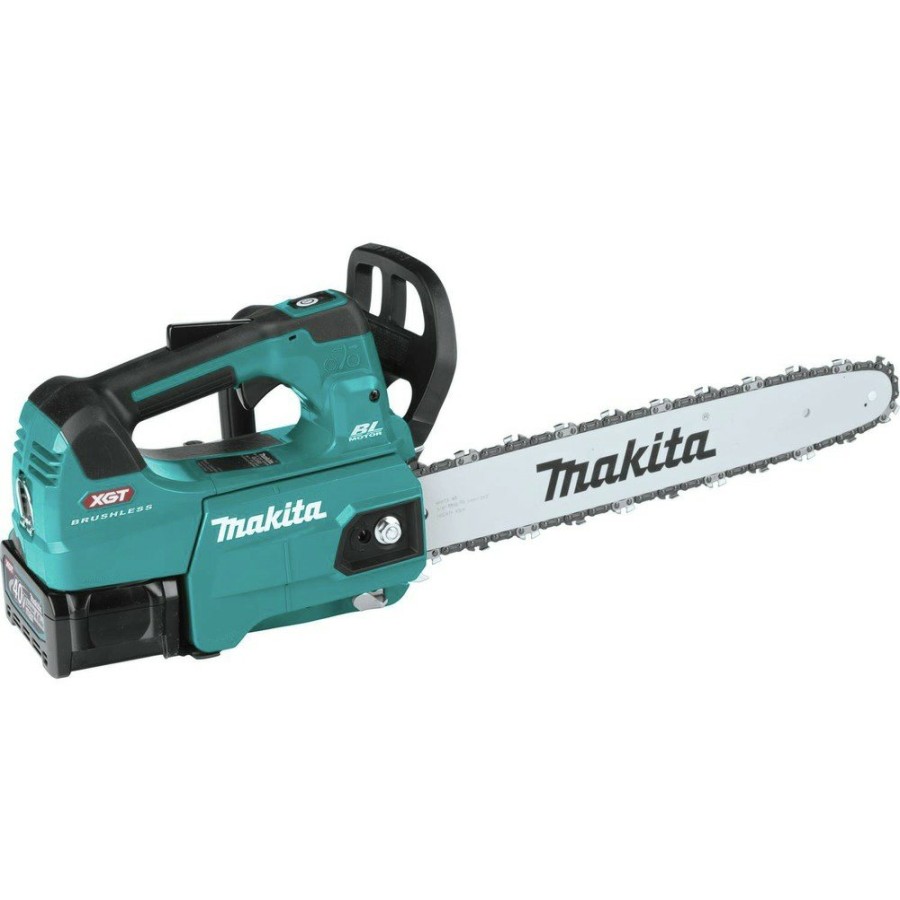 Outdoor Power Tools & Equipment Makita | Makita Gcu03M1 40V Max Xgt Brushless Lithium-Ion Cordless 16 In. Top Handle Chain Saw Kit (4 Ah)