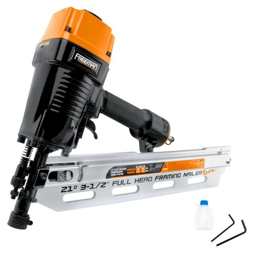 Air Tools And Equipment Freeman Nail Guns | Freeman Pfr2190 21 Degree 3-1/2 In. Full Head Framing Nailer