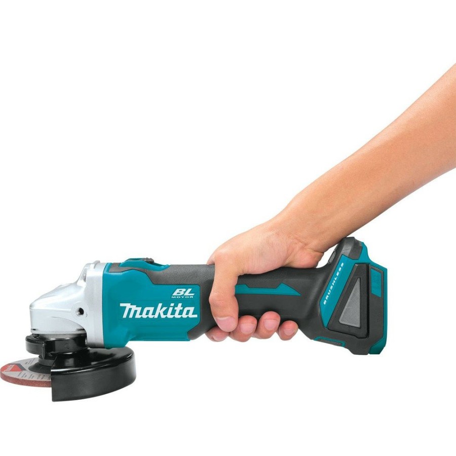 Power Tools Makita Angle Grinders | Makita Xag04Z 18V Lxt Lithium-Ion Brushless Cordless 4-1/2 / 5 In. Cut-Off/Angle Grinder, (Tool Only)