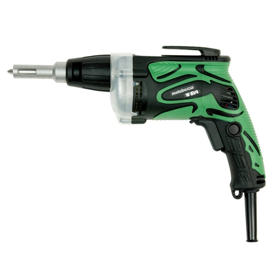 Power Tools Metabo HPT Screw Guns | Metabo Hpt W6V4M 6.6 Amp Brushed 1/4 In. Corded Vsr Drywall Screwdriver