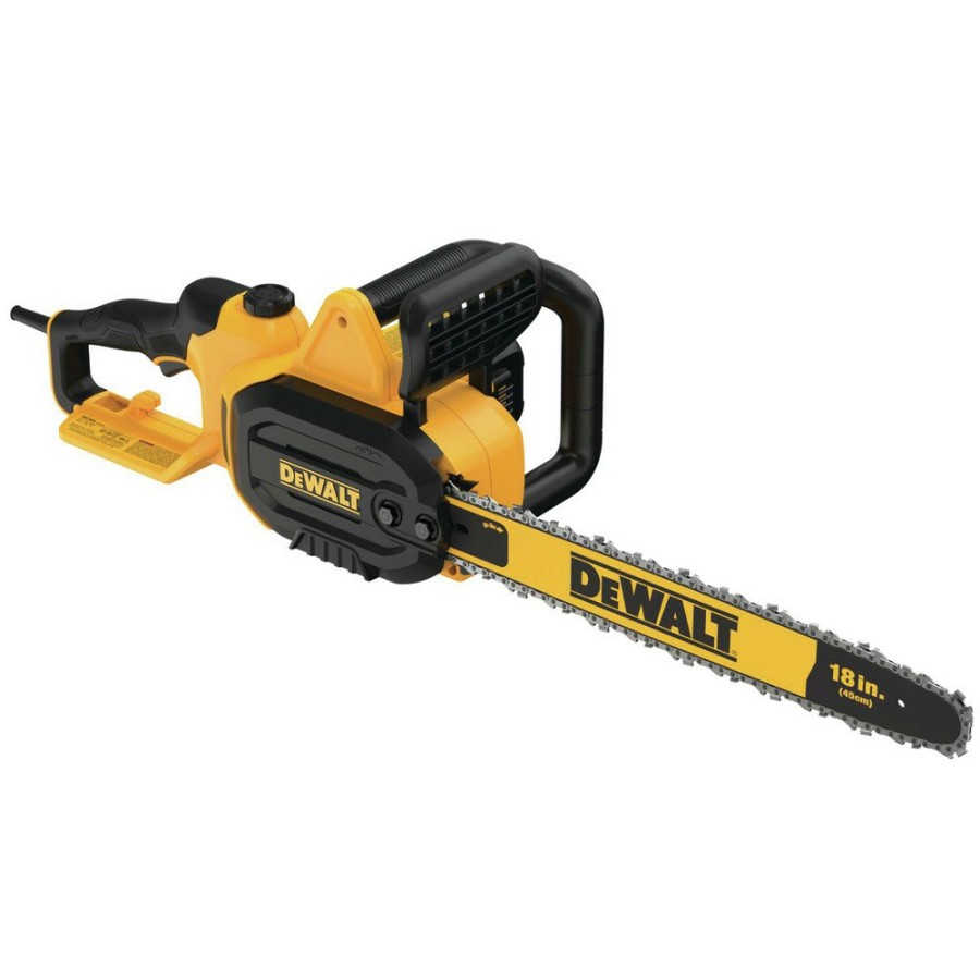 Outdoor Power Tools & Equipment Dewalt | Dewalt Dwcs600 15 Amp Brushless 18 In. Corded Electric Chainsaw