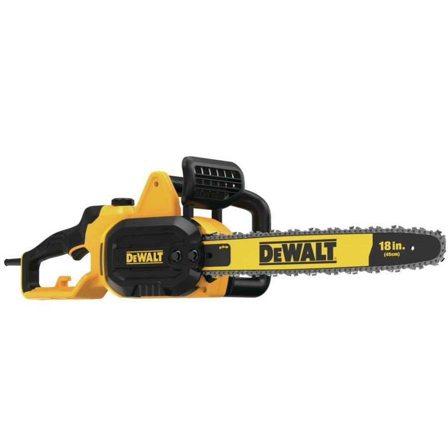 Outdoor Power Tools & Equipment Dewalt | Dewalt Dwcs600 15 Amp Brushless 18 In. Corded Electric Chainsaw