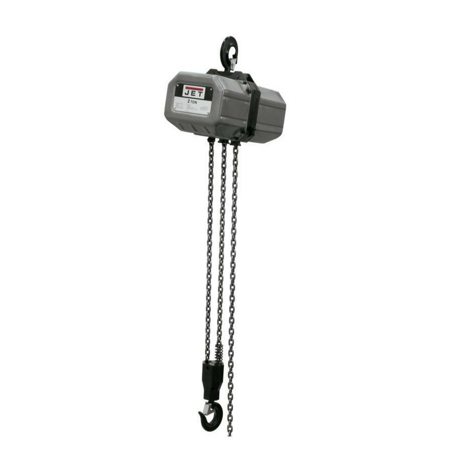 Material Handling JET | Jet 2Ss-3C-10 460V Ssc Series 12 Speed 2 Ton 10 Ft. Lift 3-Phase Electric Chain Hoist